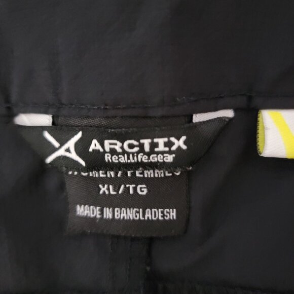 Arctix Womens Convertible Hiking Trail Pants Size X Large Black Nylon Spandex - Picture 3 of 16